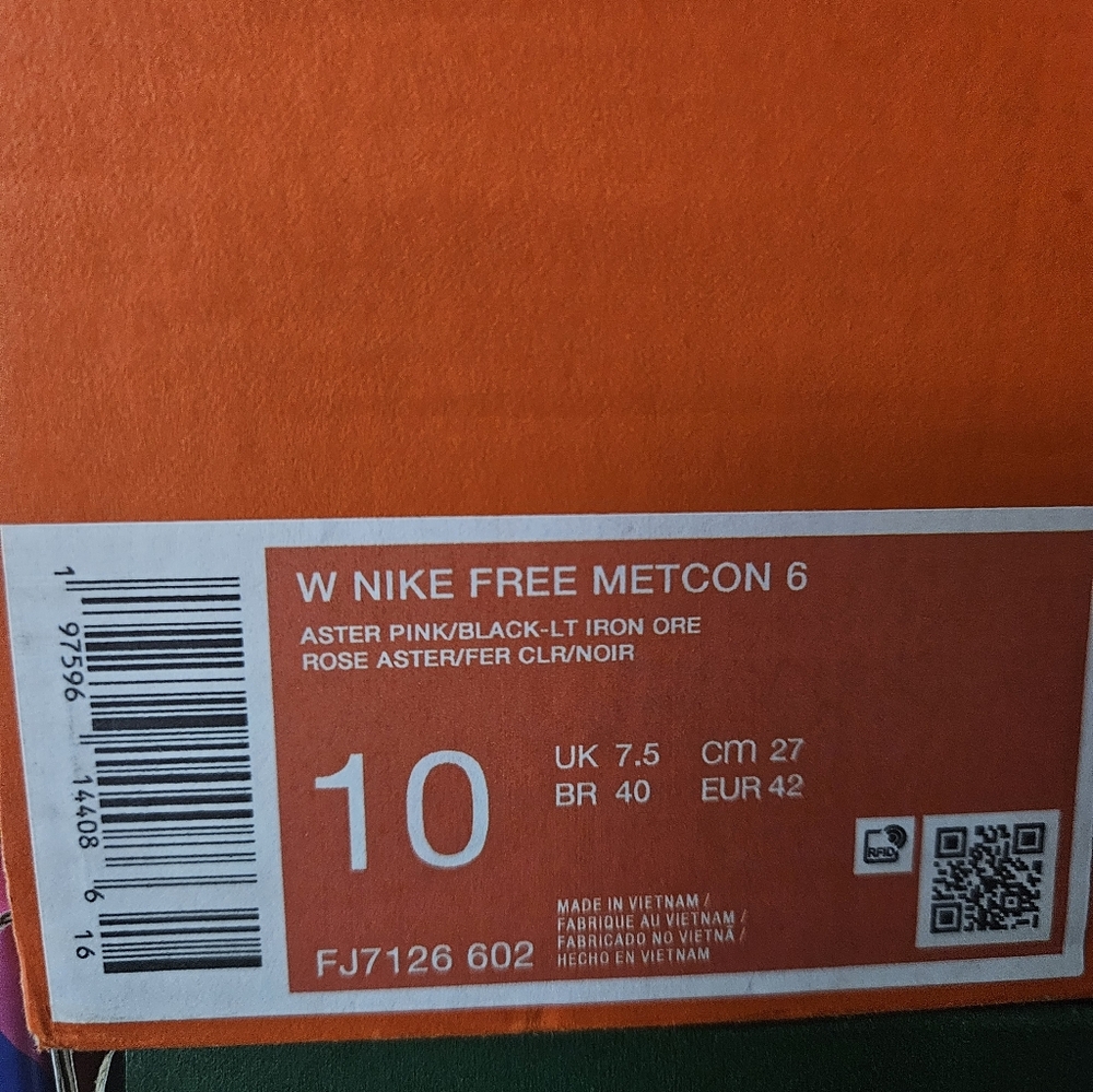 Nike Wmn Free Metcon 6 Aster Pink - Picture 8 of 12